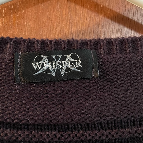 Deep purple poncho looking style sweater by Whisper - Picture 4 of 4